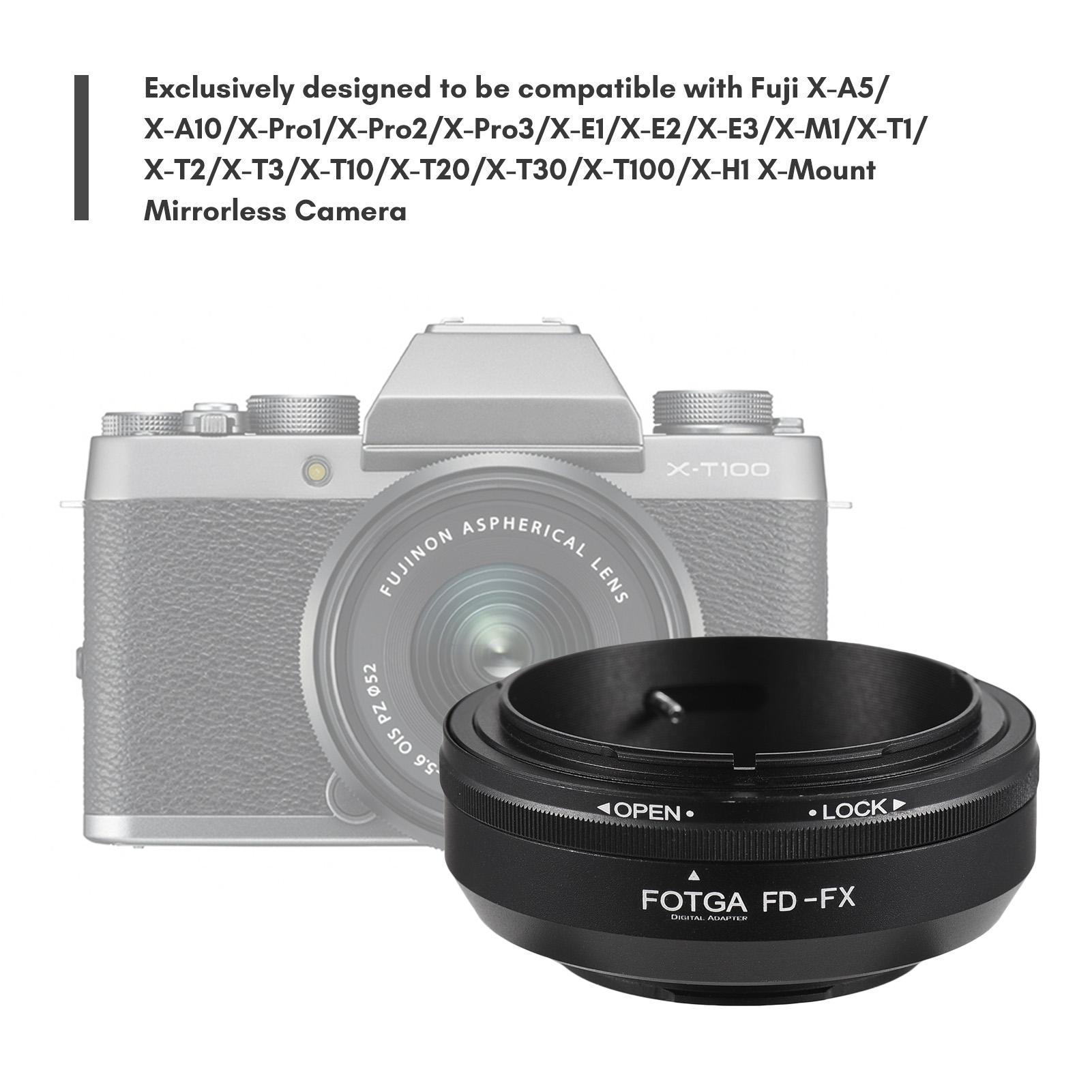 Кольцо-адаптер для ручного крепления объектива FOTGA из алюминиевого сплава для крепления — фото 3