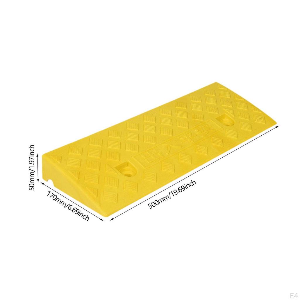Curb Ramp for Roadside Slope, Easy Setup Sidewalks And Vehicles