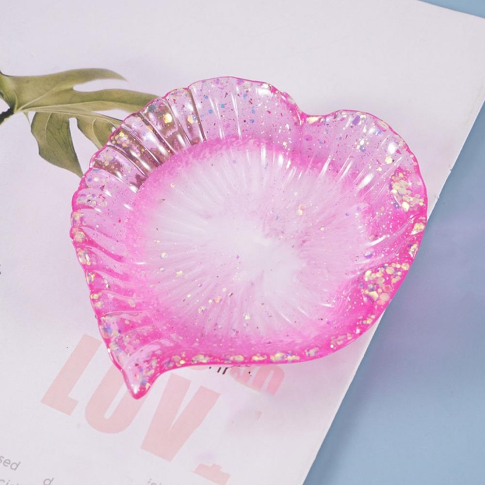 5pcs Non-Stick Resin Casting Mould Leaf Leaf Shaped Dish Mould Silicone Mould  Jewelry Making