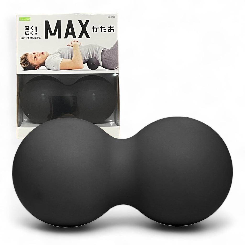 La-VIE MAX Katao Myofascial Release Ball, Stretch Ball, and Foam Roller, Peanut Shape [Genuine Manufacturer Product]