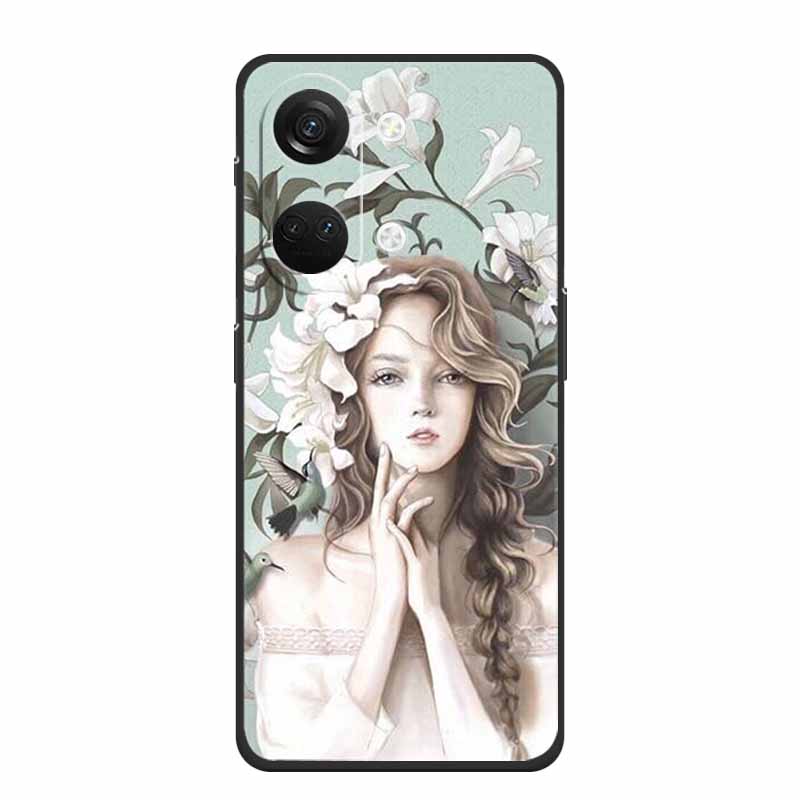 For OnePlus Nord 3 5G Case Coque Nord3 Lovely TPU Soft Cartoon Painted Cat Phone Casses for One Plus Nord 3 Silicon Para Shells