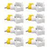 20pcs Chicken Water Nipples Thickened Ball Valve Automatic Drinking Nipples for Poultry