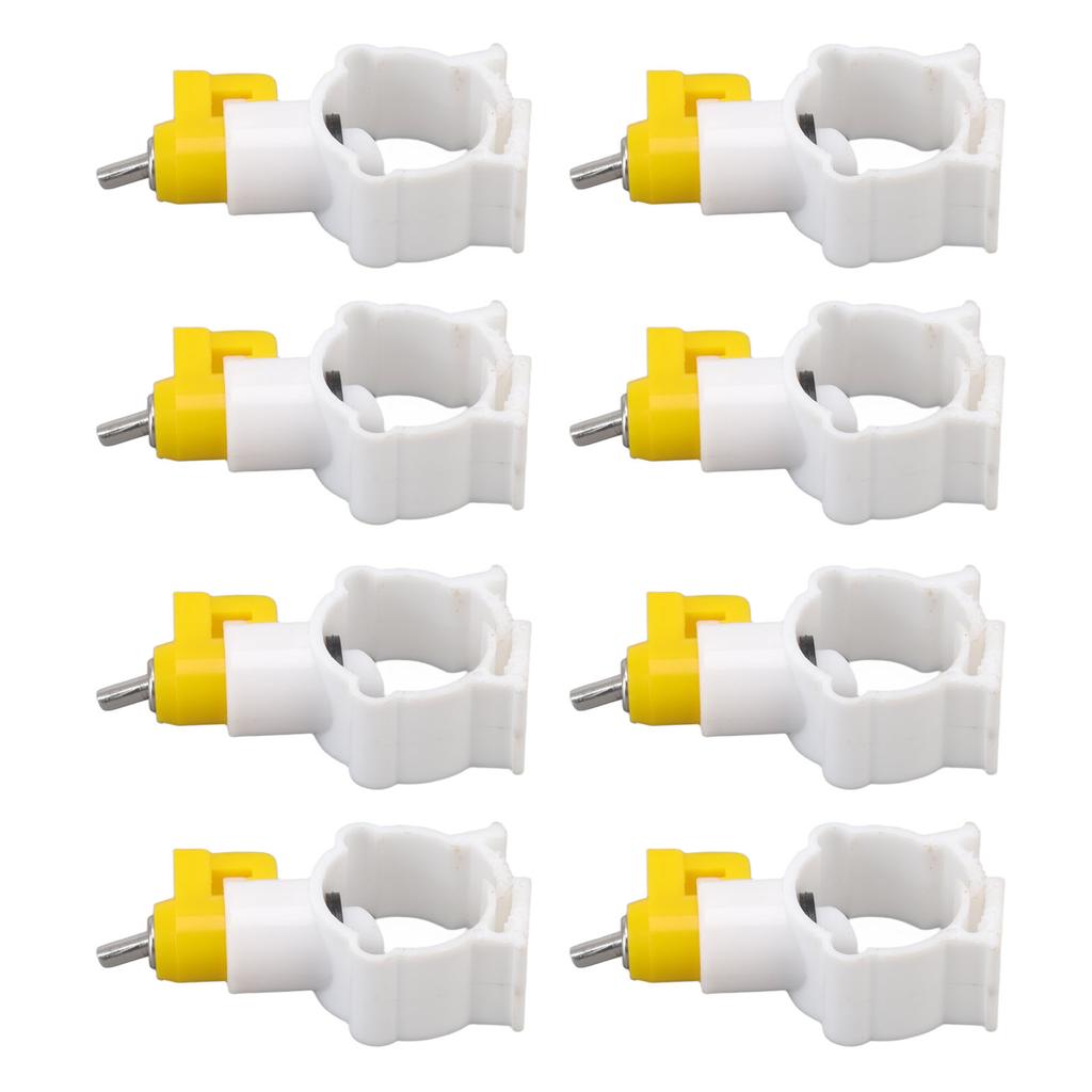 20pcs Chicken Water Nipples Thickened Ball Valve Automatic Drinking Nipples for Poultry