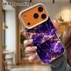 Phone Case: Lambskin 2D Flat Samsung Galaxy A34 A35 M05 M06 S20 S22 S21 FE Plus 5G Protective Case, Neon Clouds, Christmas and Halloween Gift