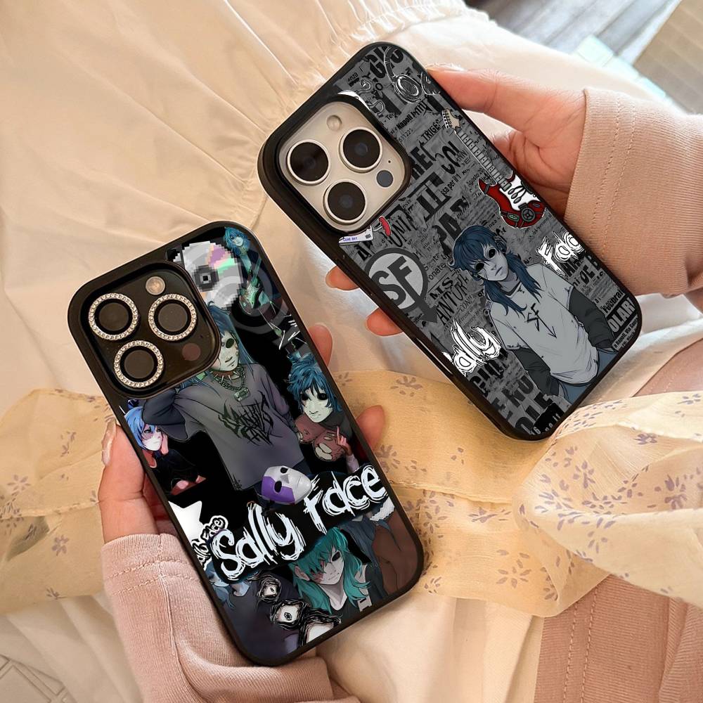 Fashion S-Sally Face Thriller Game Phone Case Hard Plastic Phone Case For Iphone 17 Air 16 15 14 13 12 11 Pro Max PC TPU