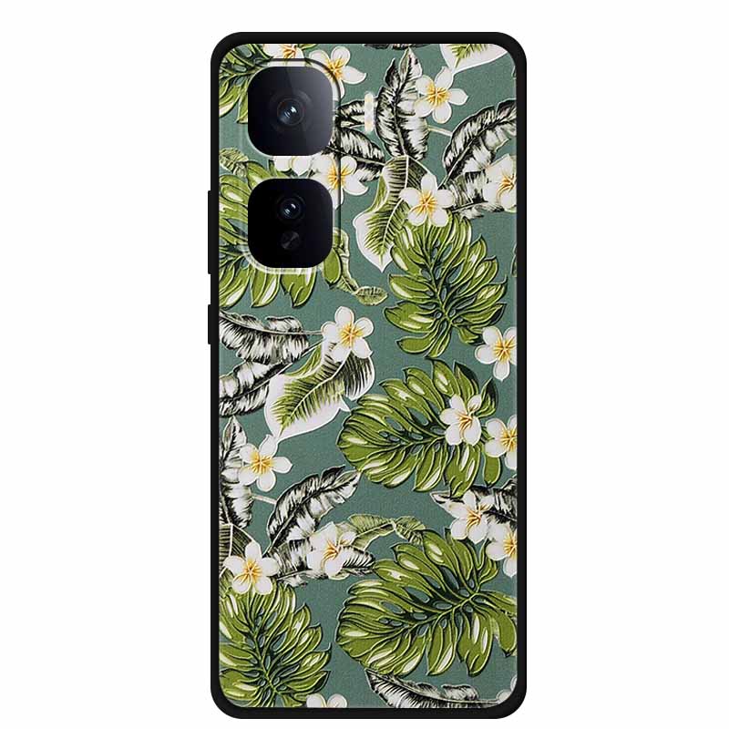 For iQOO Neo 10 Phone Case 3D Relief Emboss Flower Cover for Vivo iQOO Neo 10 Pro plus Silicone Soft Protective Cases Neo10 Pro+