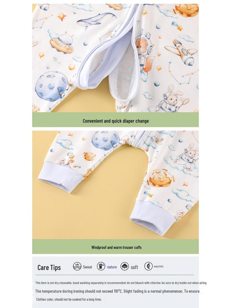 Pure Cotton Baby Romper & Sleeping Bag - Spring/Autumn Collection for Boys & Girls
