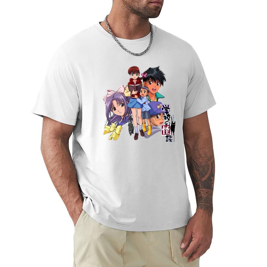 Ghost Stories Anime Logo Tshirt Casual Fashion Short Sleeve Cotton Tshirt