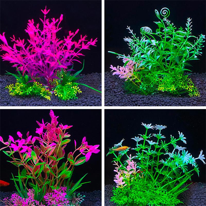 Plastic Water Decoration Plant Aquarium Plants Fish Simulation Aquatic Tank Landscape Fake Aquatic Micro Landscape Decoration