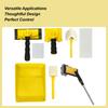 Edge Painting Tool Corner Applicator Kit 360 Degree Rotation Handle Paint Pad Tray Set For Home Renovation Wall Ceiling Door