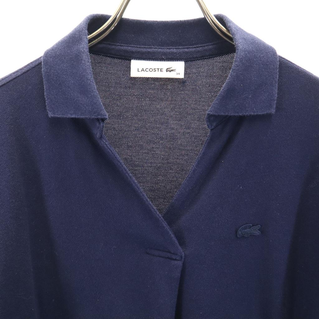 Lacoste Kurzarm Skipper Farbe Poloshirt 34 Marineblau Damen Gebraucht