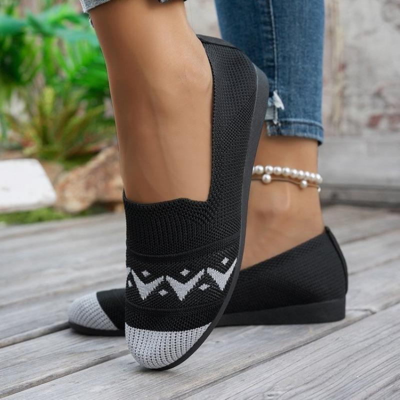 New Style Mesh Sole Women's Round-toe Breathable Loungewear Shoes