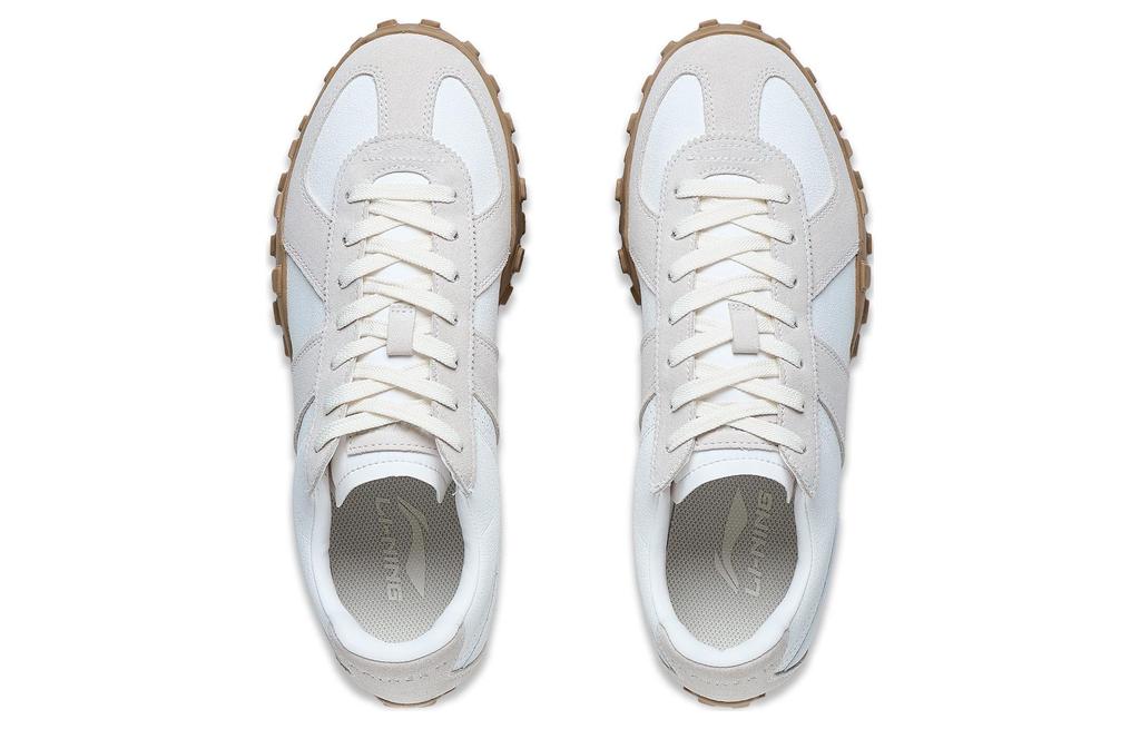 Women's Sneakers Li-Ning LINING Yunchuan Vintage 'White Brown' Women's