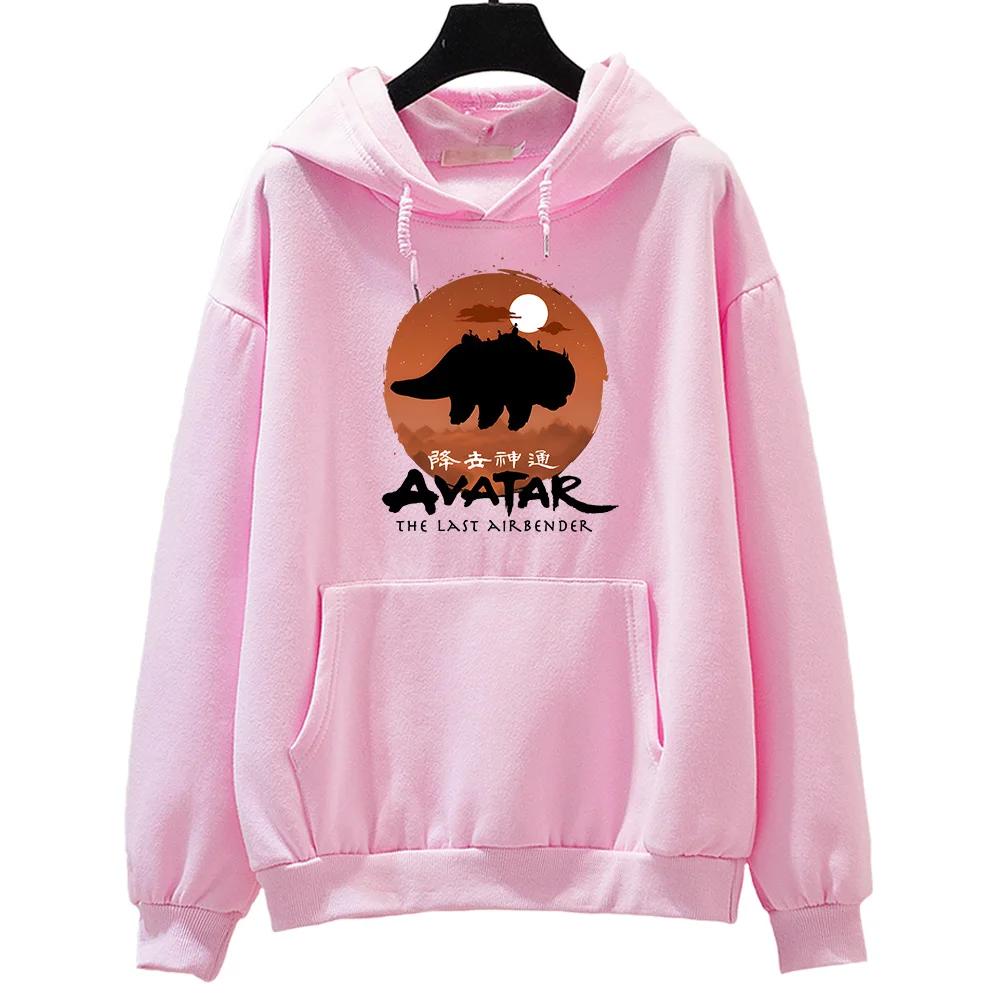 Avatar: Der Herr der Elemente Hoodie Comic Langarm Casual Sweatshirt Grafikdruck Bequeme Kleidung Ropa Mujer Weicher Hoody