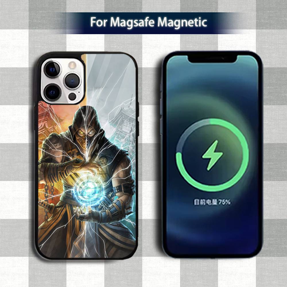 Cool MortalS K-Kombat Game Phone Case For iPhone 13,12,15,17,11,16,14,Pro,Max,Plus,Mini,Magsafe,Magnetic Wireless Charging Case