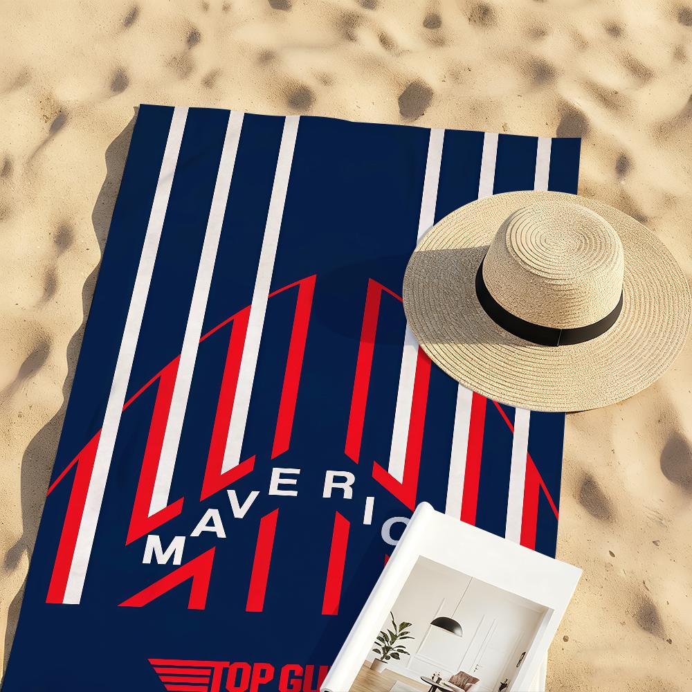 Classic Film Top Gun Cool Towel Quick Drying Beach Towels Are Suitable For Swimming Pools Camping Yoga And The Gym