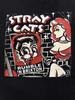 Vintage Stray Cats Band T Shirt Short Sleeve Cotton All Size S To 5XL CB186 Unisex T-Shirt