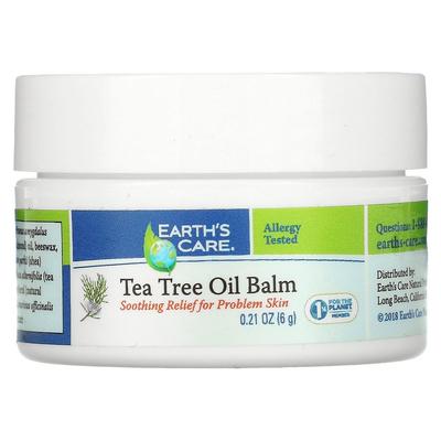 Earth's Care Tea Tree Oil Balm 3.4g (0.12oz), 3.4g, 1 Unit