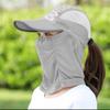 Nackenschutz Nackenschutz Sonnenkappe Abnehmbarer Gesichtsschutz Kappe Kletter-Sonnenhut Outdoor-Sport