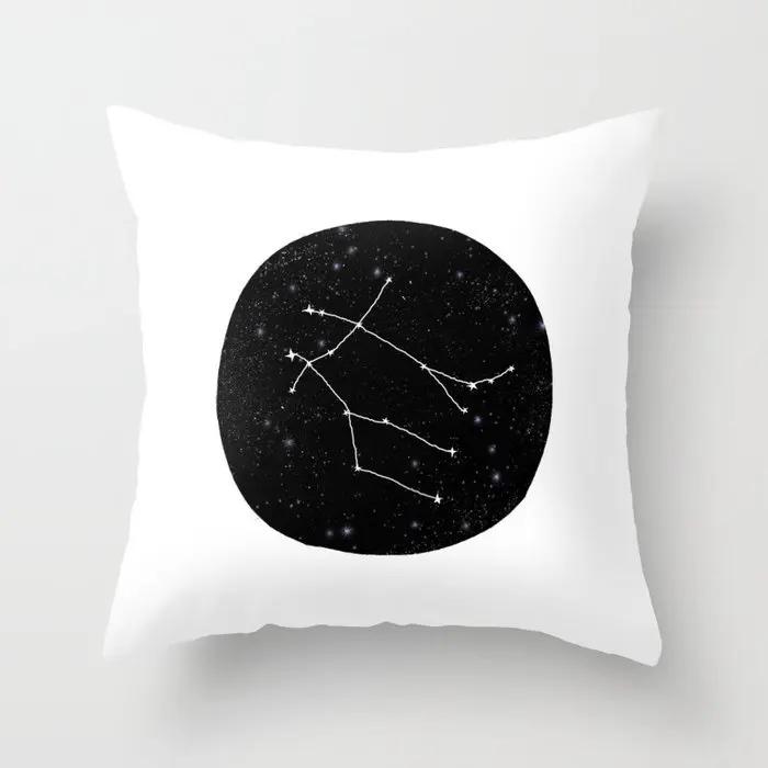 45*45cm Home Decoration Abstract Geometric Sunset Rainbow Pink Pillowcase Bed Living Room Sofa Office Seat Cushion Cover