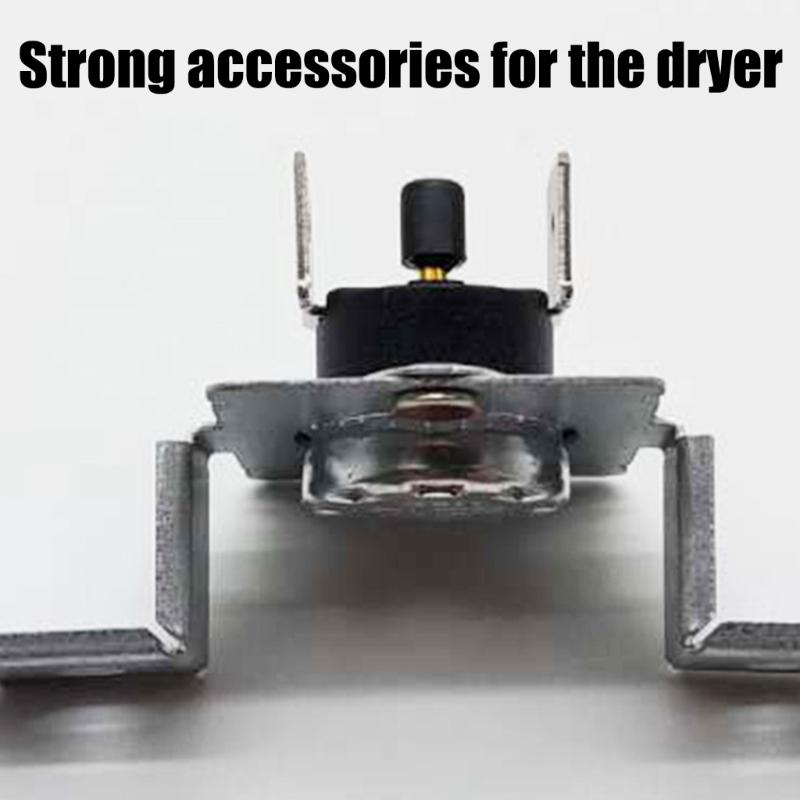 Pack of 2 Universal Dryer Accessory Thermostat High Strength Plastic Metal Texture Strong Component Easy Installation