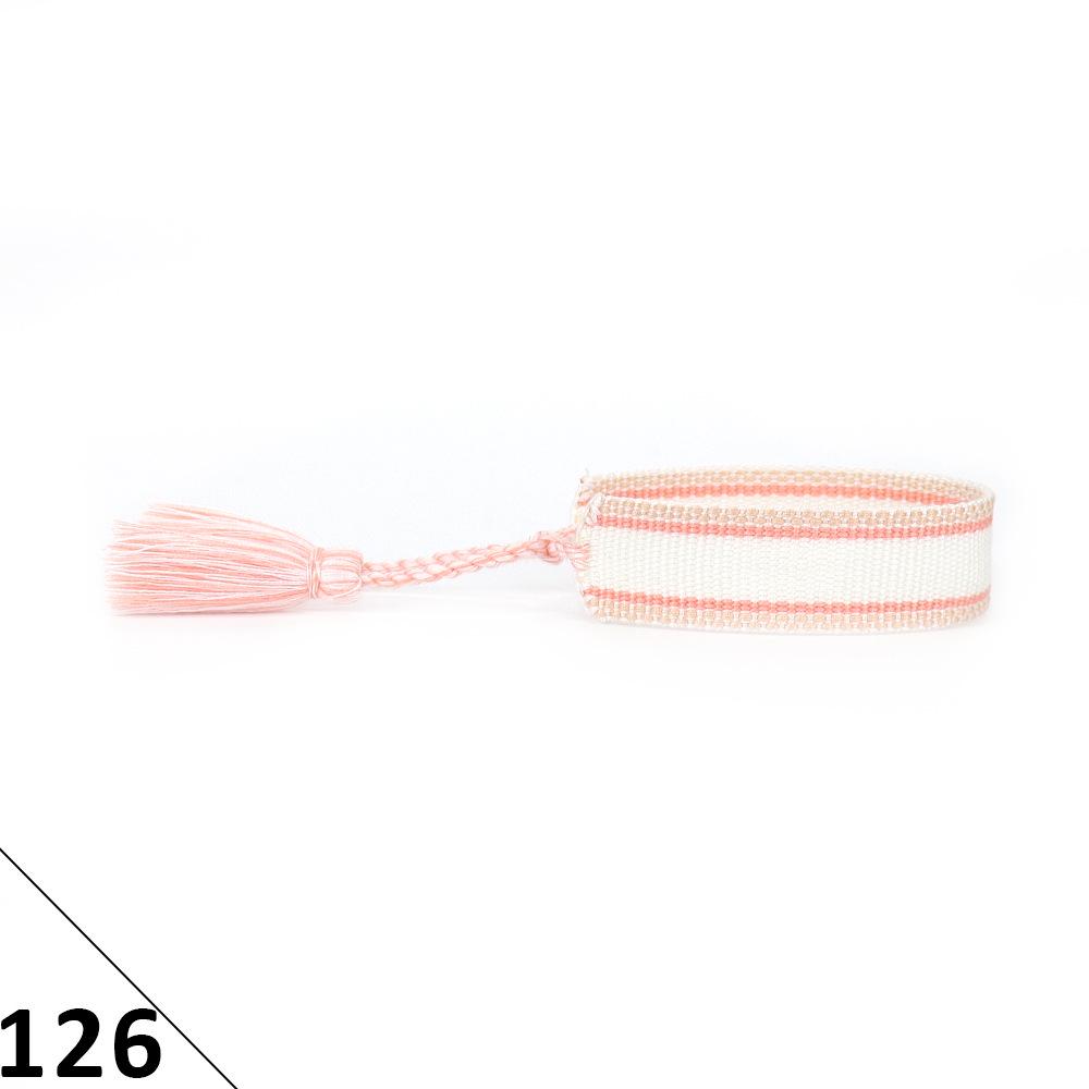 Ethnic Style Hand-Woven Polyester Tassel Bracelet