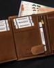 Large, Vertical Men's Wallet Made of Genuine Leather - Always Wild