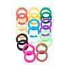 8pcs Colorful Key Covers Key Sleeves for Efficient Key Differentiation with Sturdy Plastic and Accessories