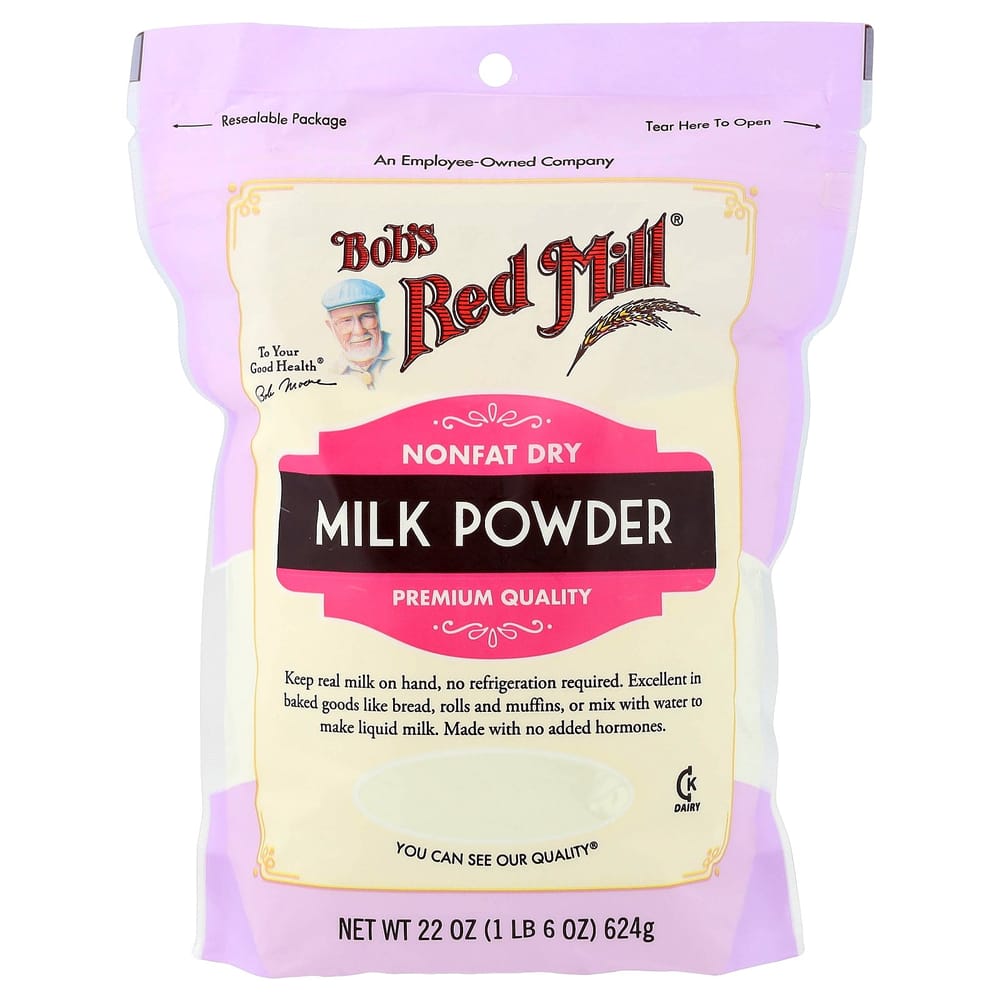 Bobs Red Mill Skim Milk Powder 624g (22oz) 624g - 1 ea