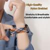 Braided Band for Apple Watch Strap 44mm 40mm 45mm 46mm 49mm 41 42 38 Magnetic Nylon Bracelet iWatch Series Se 7 6 8 9 10 Ultra 2