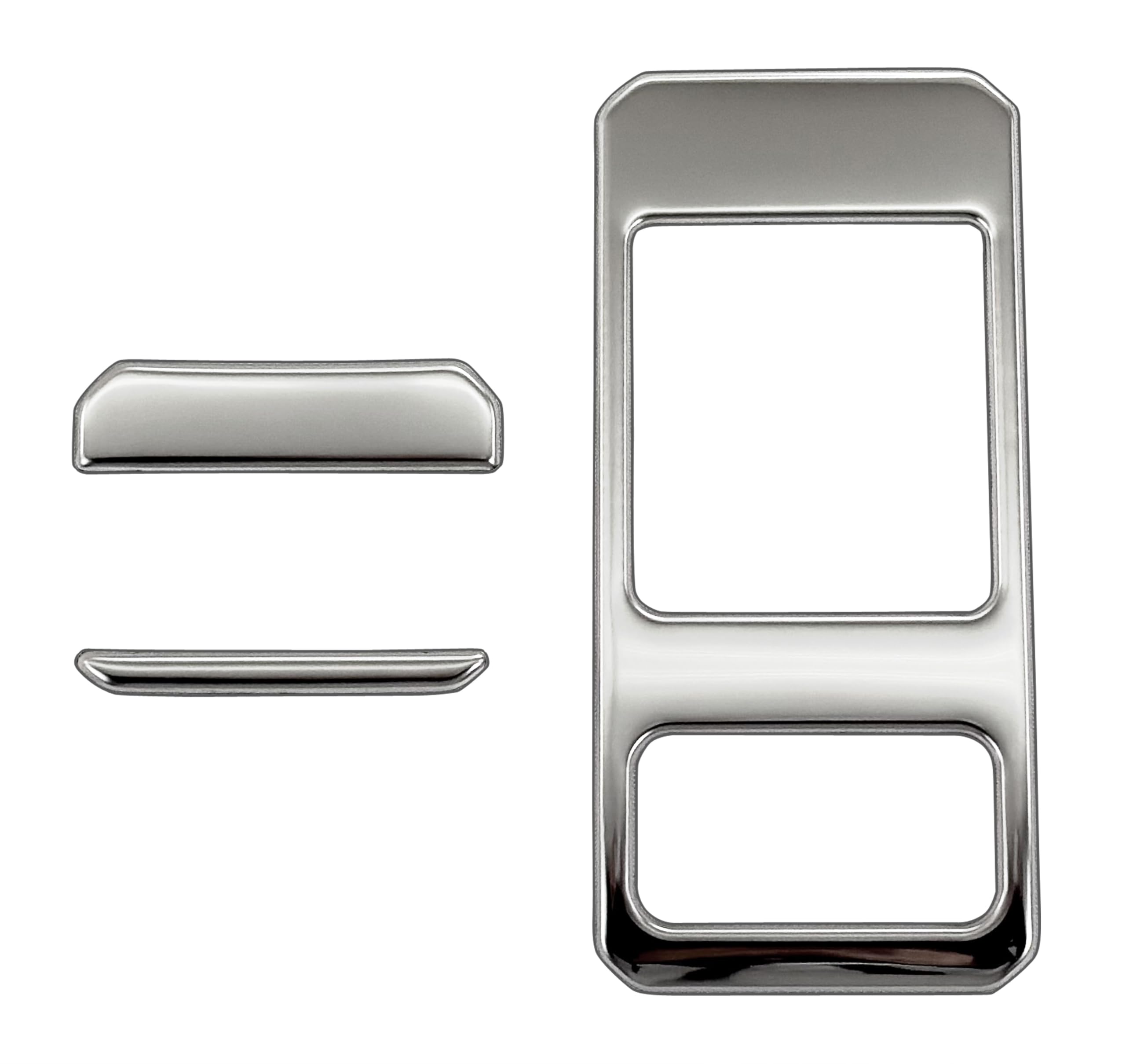 BRIGHTZ Jimny Nomad JC74W Super Mirror Finish Stainless Steel Plated Center Console Switch Cover [SWI-COV-126] JC74W Nomad JC 74