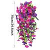 1/2pcs Artificial Fake Hanging Plants Flowers Faux Silk Morning Glory Long Vines for Home Garden Porch Patio Plant Outdoor Decor