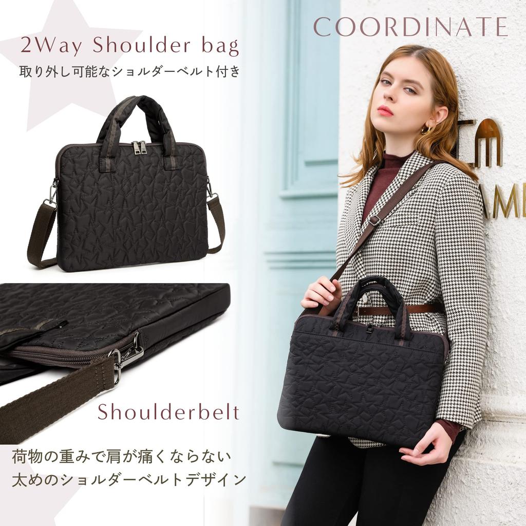 in Magazine PC Stylish Tote Computer 13 14 PC For Commuting to Work or School Includes Power Cord Storage Star Pattern Easy to Carry 121007 [Guscio