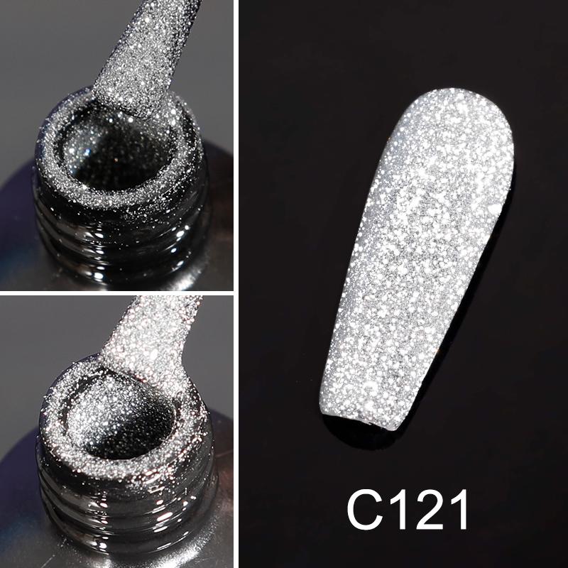 ROSALIND 7ml Reflektierender Nagelgellack 9D-Effekt DIY Semi Permanenter UV-LED-Lack Soak Off Cat Magnetic Nail Art Gel