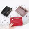 Women Mini Change Purses Leather Coin Purse Zipper Pouch Card Holder Wallet Kids Coin Pocket Wallets Key Chain Holder