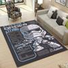 Star Wars Galaxy Printed Rug Non-Slip Floor Mat for Living Room Bedroom Kids Room Home Decor