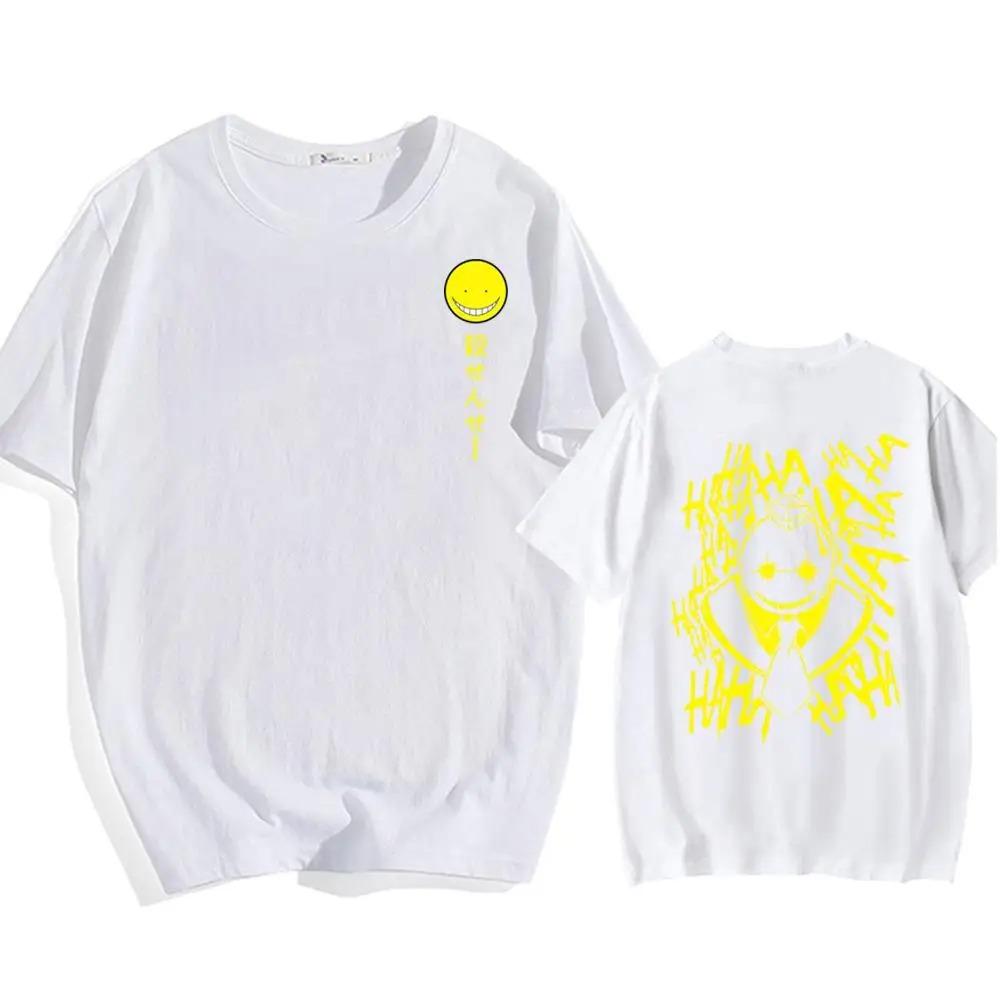 Japanese Anime Casual Shirt Assassination Classroom Short Sleeve Cosplay Korosensei Print Fashion Summer Men T-Shirt Hip Hop Top