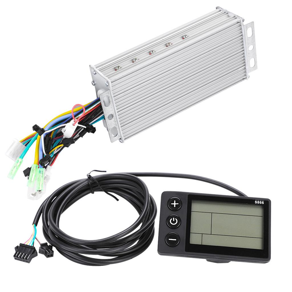 Waterproof LCD Display Panel Electric Bicycle E Bike Scooter Brushless Controller Kit(1000W 36V )