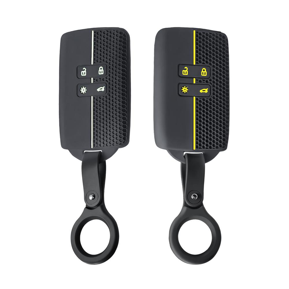 Silikon Smart Fernbedienung Autoschlüssel Hülle Abdeckung Fob Für Renault Captur Koleos Kadjar Arkana Megane Dacia Duster Sandero Stepway