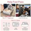 Clear Zipper Tote Bag - Multipurpose Transparent Carry Case for Toiletries, Makeup, Electronics. Ideal for Travel, Gym, Airport.