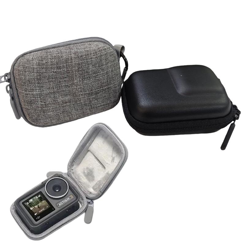 1 Set Protective Accessories Carrying Case For Dji Action 4/5Pro Insta360 Ace/Acepro/2 Storage Bag Pu Hard Travel Protector Case