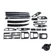 3D Carbon Fiber Look Full Interior Kit Cover Trim For Infiniti G37 Sedan 2010-13