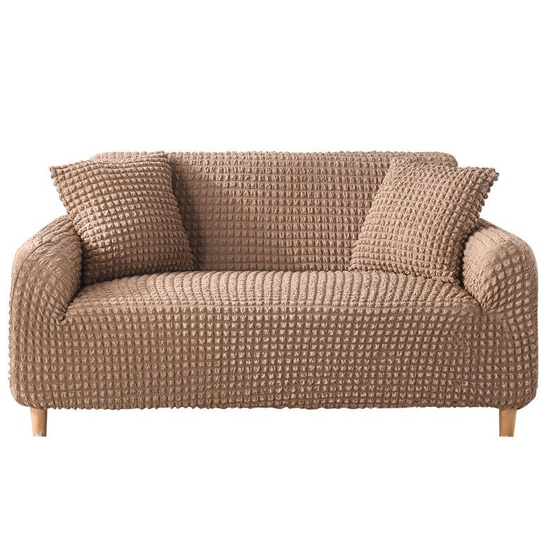 Bubble Yarn Fabric Full Wrap Sofa Cover for All Seasons