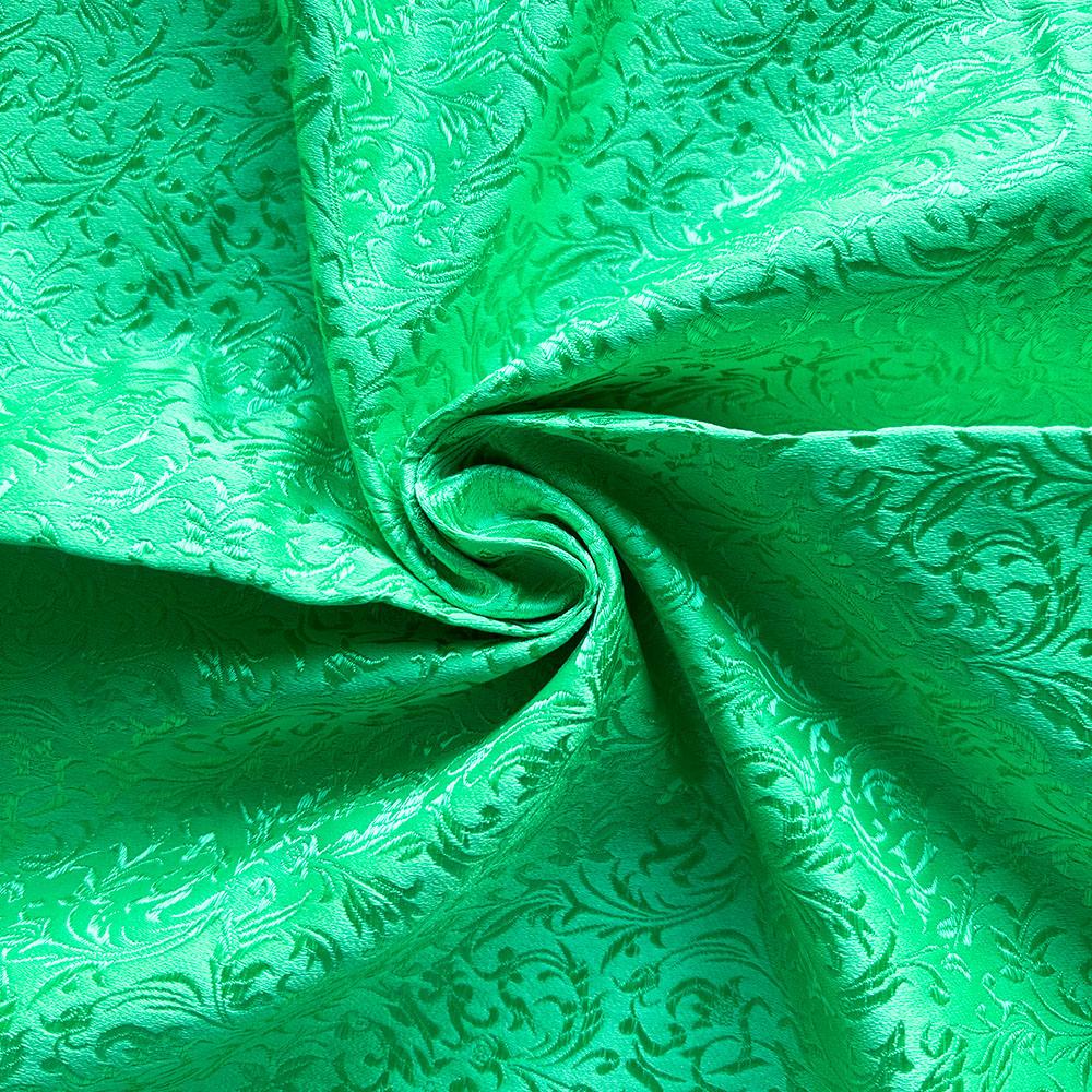 Brocade Žakárový Vzor Pšeničný Květ Látky Damask Pro Šití Cheongsam A Kimono Materiál DIY Ruční Práce Satén Cos Šaty Taška