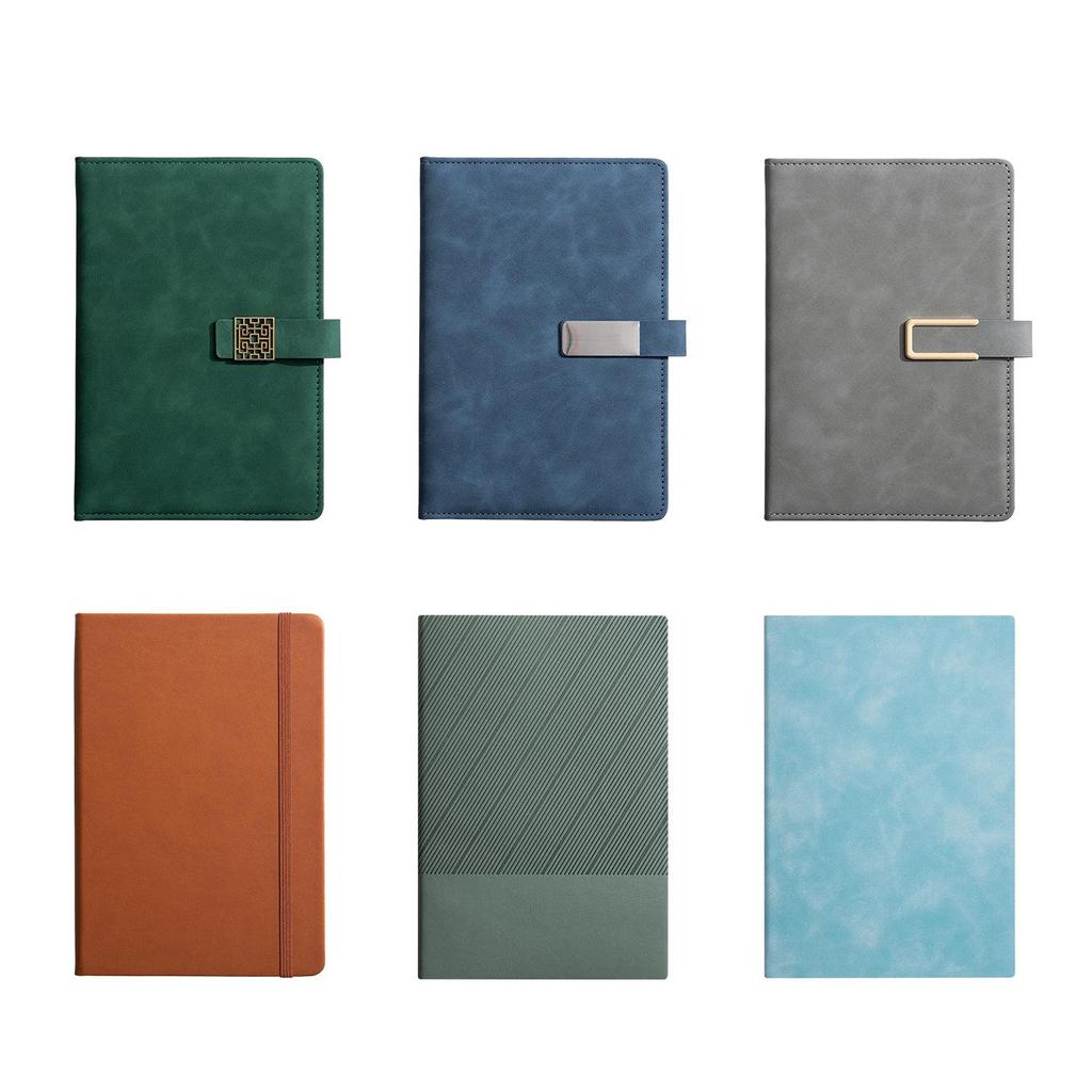 Personalized Soft Leather Diary with Buckle - Elegant Business Gift Notebook