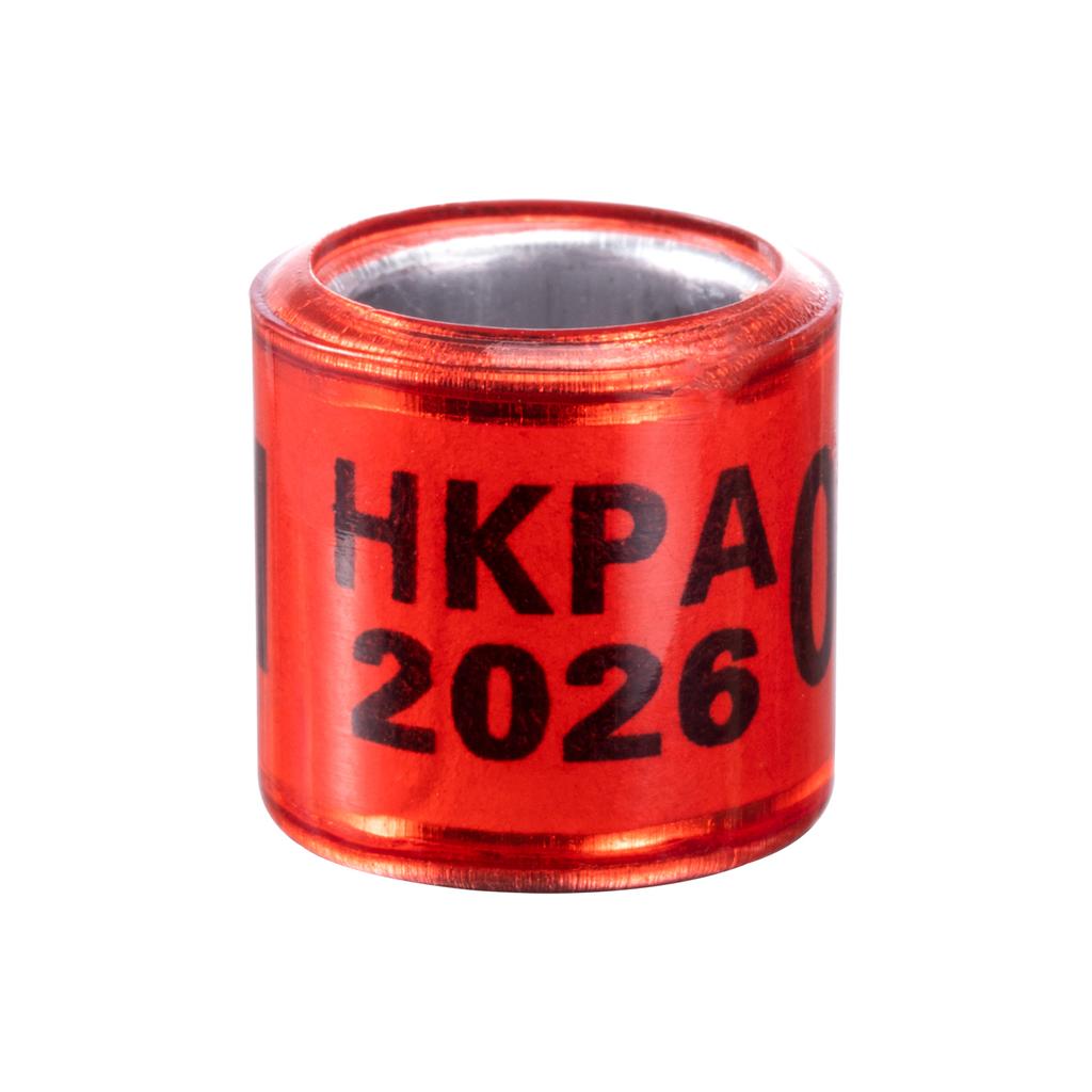 2025/2026 Multicolor Pigeon Foot Ring with Word Foot Ring High Quality Durable Bird Ring Bird Marking Ring Bird Supplies 50Pcs