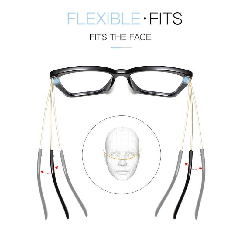 Women's Butterfly Frame  Anti Blue Light  Glasses Metal Frame Resin Lenses Lightweight and Anti Fatigue Glasses for Women