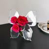 Vlinder bloemstuk creatieve kunstvaas, bureaubladdecoratie, woonkamer thuis, transparante vaasdecoratie