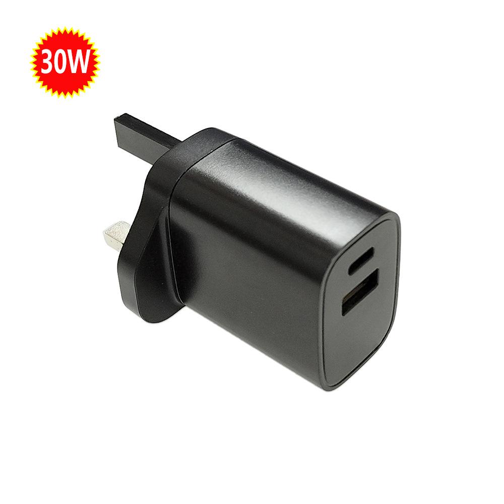 20W UK Single C Port Charger, CE & FCC Certified, PD Flash & Fast Charging Compatible