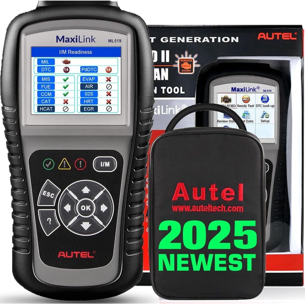 AutoLink AL519 OBD2 Scanner, Enhanced Mode 6 Car Diagnostic Tool, Check Engine Code Reader, CAN Scan Tool